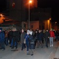 Il corteo contro l'ampliamento della discarica