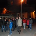 Il corteo contro l'ampliamento della discarica