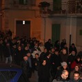 Il corteo contro l'ampliamento della discarica