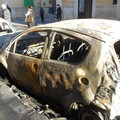 L'incendio avvenuto in via Lupis