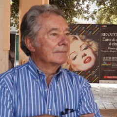 Renato Casaro all'inaugurazione