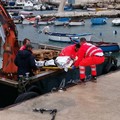 L'esercitazione al porto di Giovinazzo