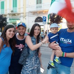 Grandi e piccini felici per gli azzurri