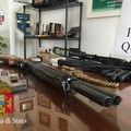 Le armi sequestrate