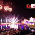 Lo spettacolo piromusicale in cala Porto