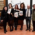 Le modelle con Annamaria Fiore, Domenico Damascelli e Nicola De Matteo