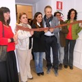 Taglio del nastro per la mostra delle sorelle Crasto