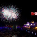 Lo spettacolo piromusicale in cala Porto