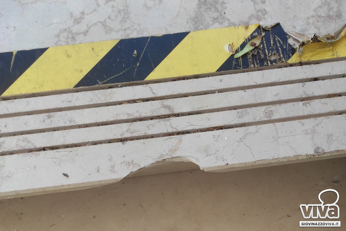 Vandalismo stazione Giovinazzo