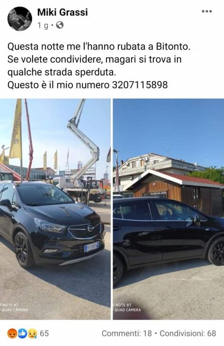 L'appello social di Miki Grassi