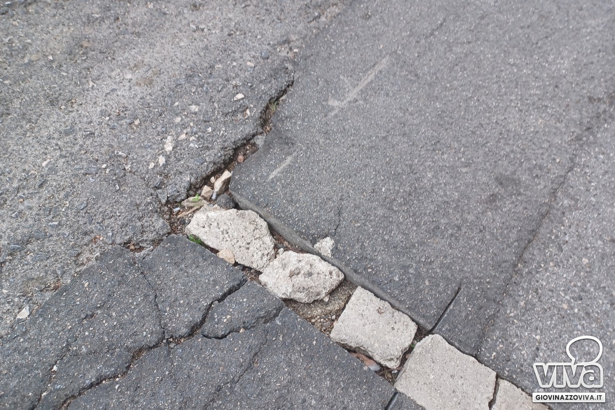 Strade dissestate Giovinazzo