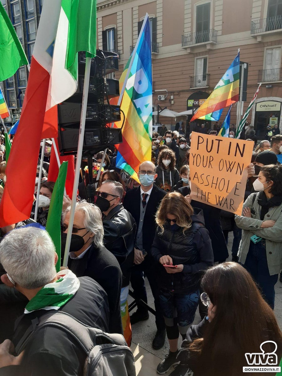 Michele Sollecito a Bari per la pace in Ucraina