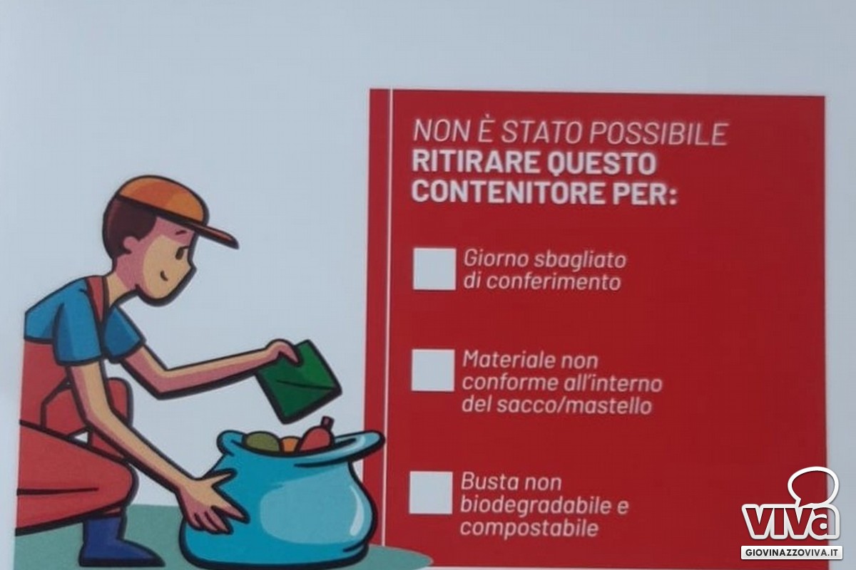 Errato conferimento rifiuti - Avviso