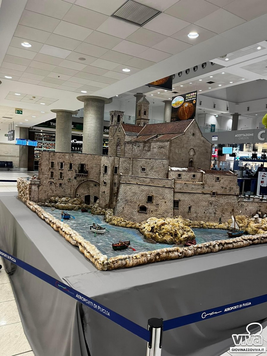 Giovinazzo in scala all'aeroporto di Bari-Palese