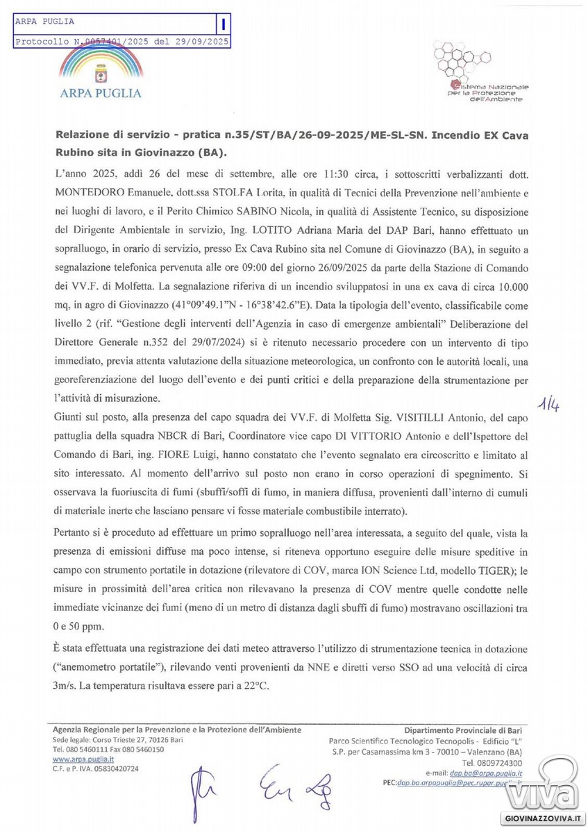 Relazioni Arpa Puglia