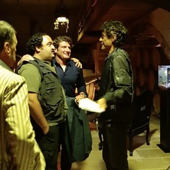 Scaravilli sul set de "Il Maledetto"