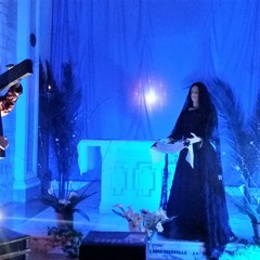 Statue dei Misteri nella chiesa dello Spirito Santo