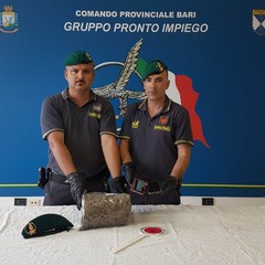 Pusher in fuga: lanciano droga dal finestrino, arrestati dalla Finanza