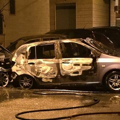 Incendio distrugge quattro auto: il rogo parte da una, poi l'effetto domino