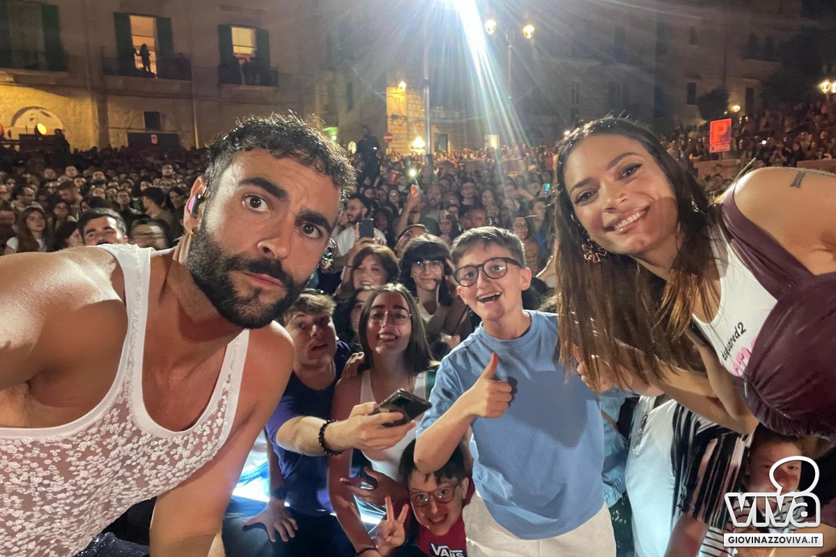 Elodie e Mengoni a Giovinazzo