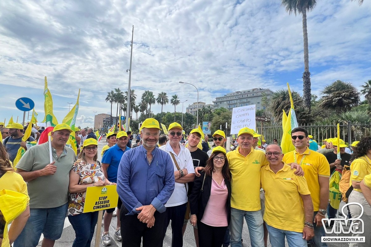Giovinazzo a Bari per la protesta di Coldiretti