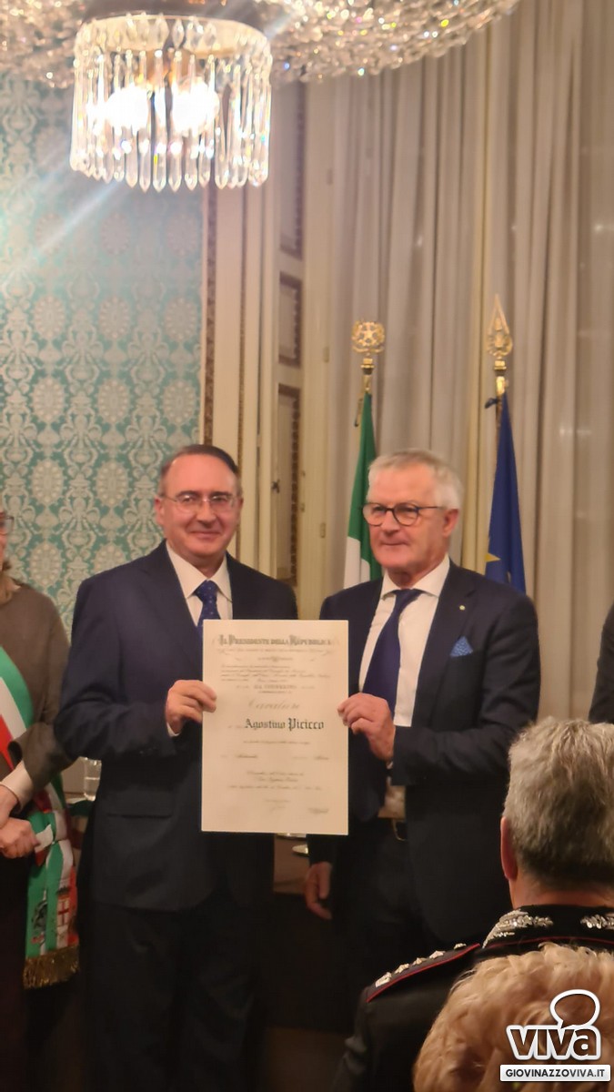 Agostino Picicco Cavaliere della Repubblica