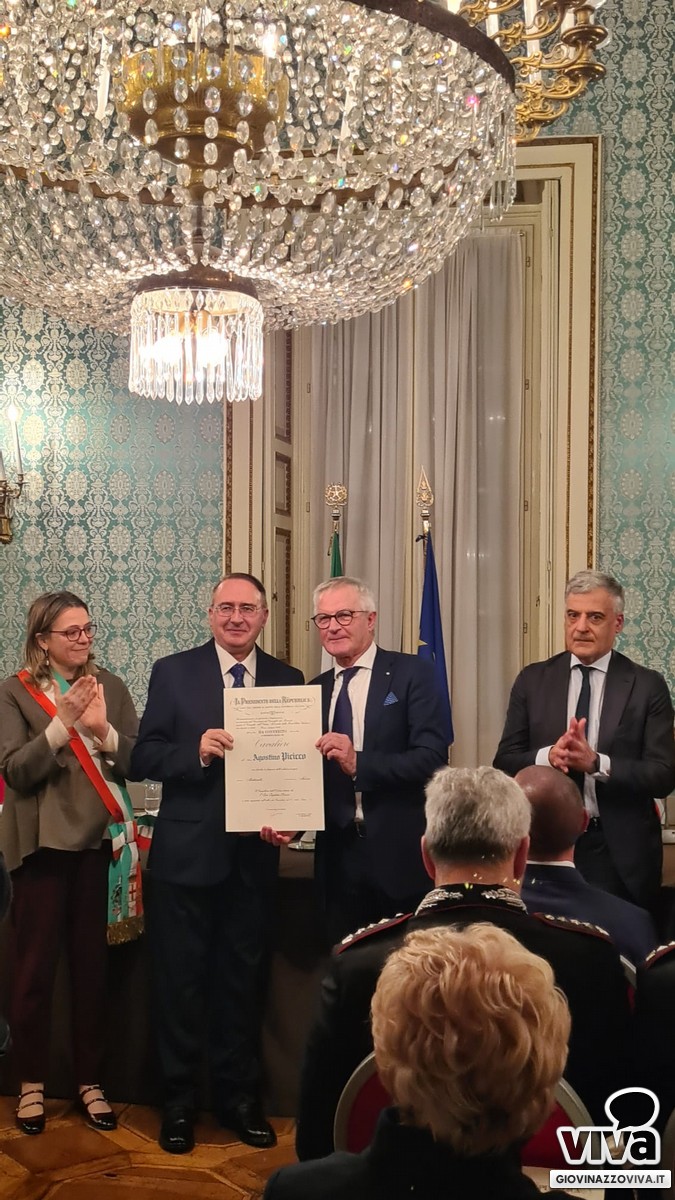 Agostino Picicco Cavaliere della Repubblica