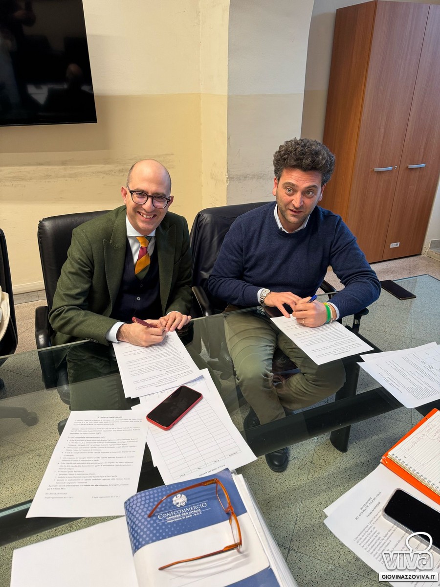 La firma di Sollecito ed Amendolara