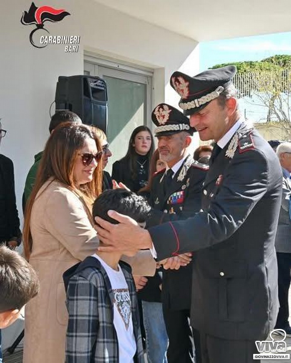 Intitolazione cortile caserma Carabinieri a Domenico De Ceglia