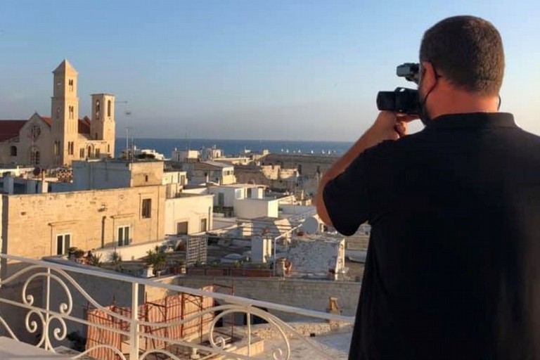 Le telecamere di Unomattina a Giovinazzo