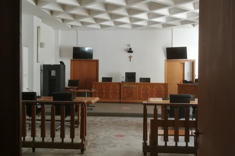 Un'aula del Tribunale