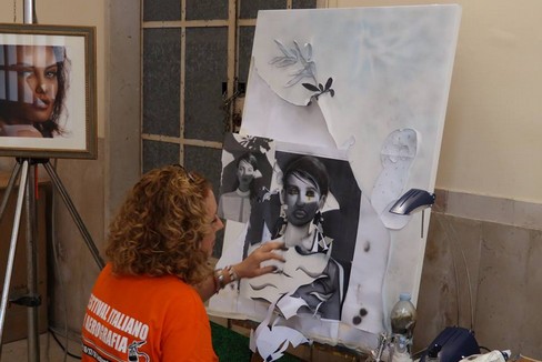 Katia Gentile all'opera. <span>Foto Eventi Depergola</span>