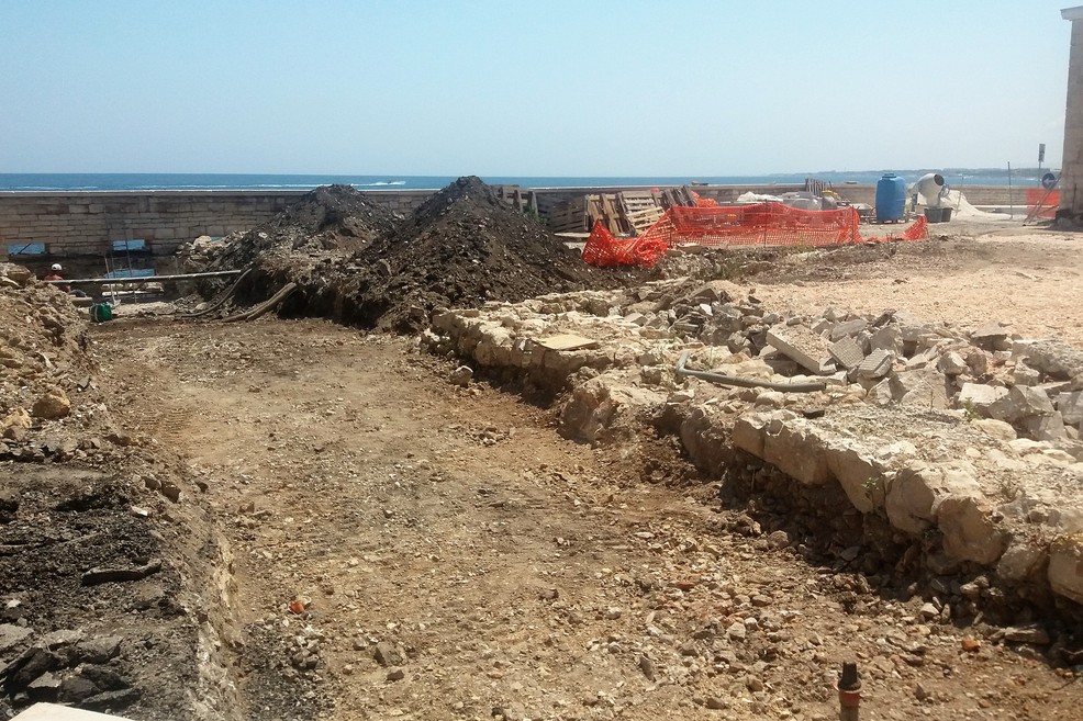 Il cantiere di Levante. <span>Foto Gianluca Battista</span>