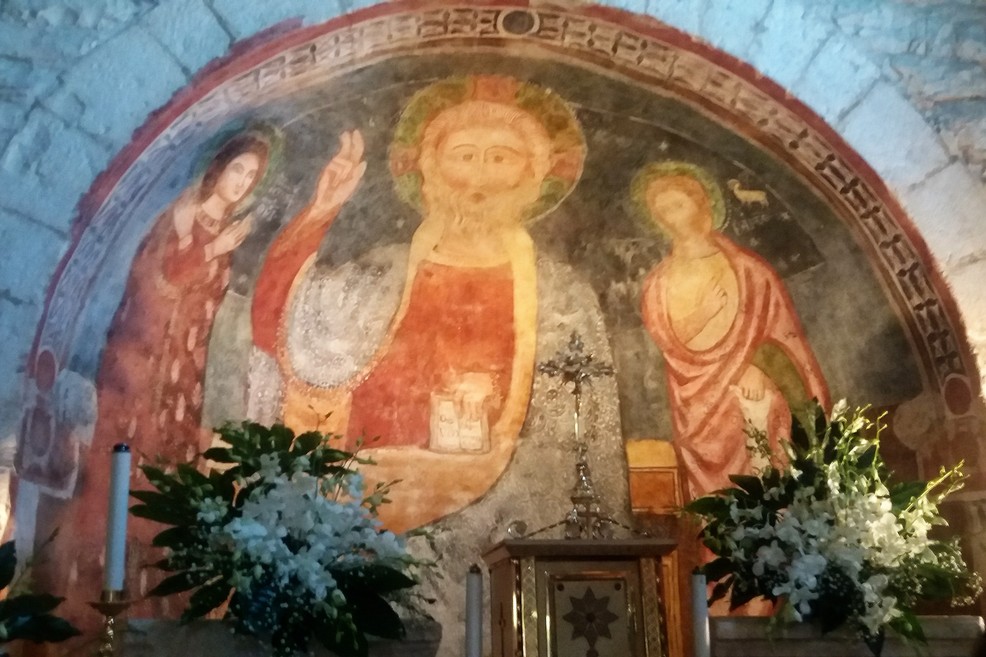 Il Padre Eterno benedicente. <span>Foto Gianluca Battista</span>