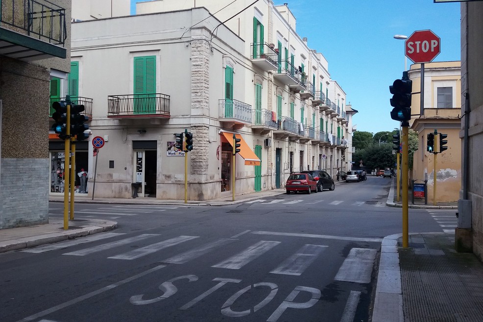 I nuovi semafori accesi. <span>Foto Gianluca Battista</span>