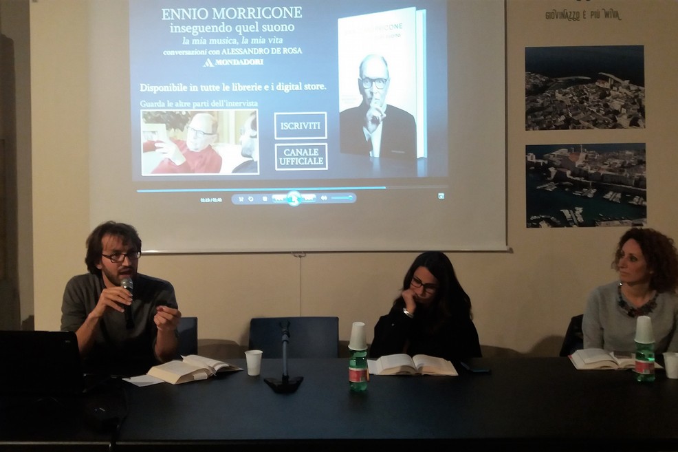 Alessandro De Rosa racconta Ennio Morricone. <span>Foto Gianluca Battista</span>
