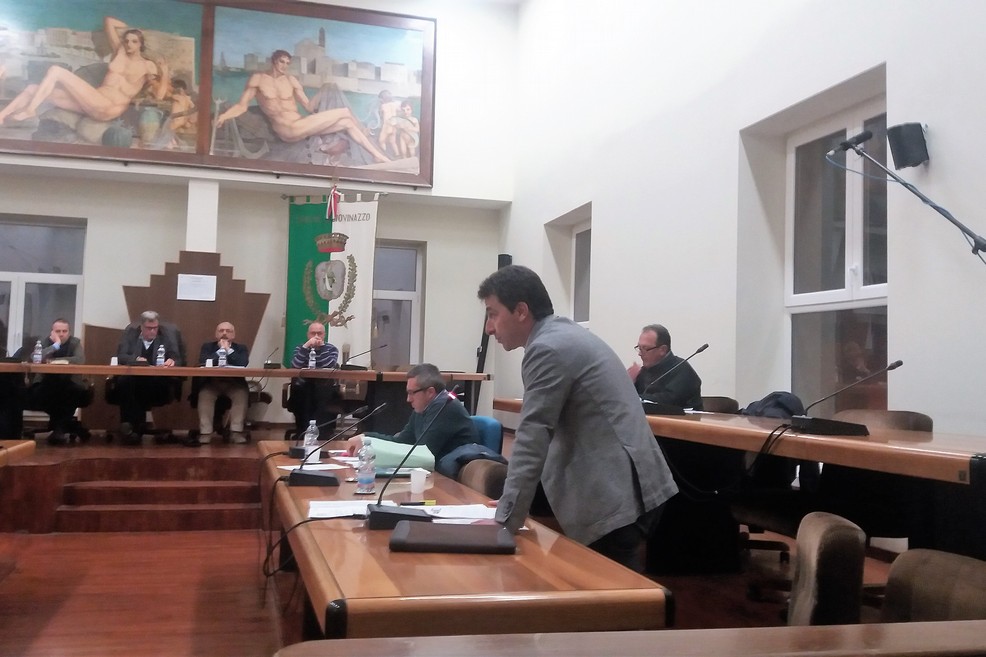 Daniele de Gennaro durante il suo intervento. <span>Foto Gianluca Battista</span>