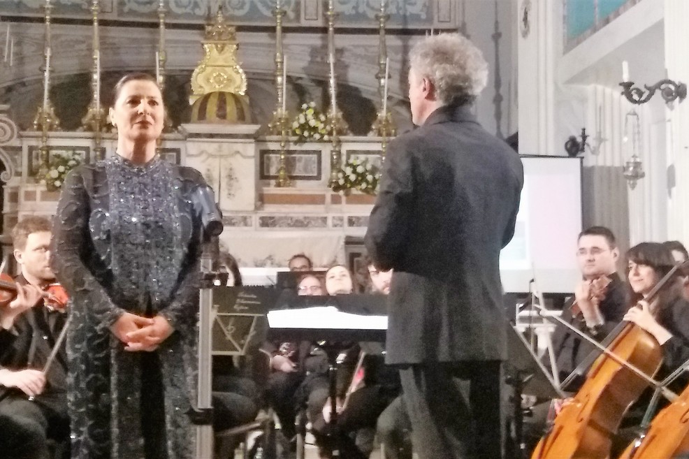 Maria Pia Piscitelli durante l'esibizione. <span>Foto Gianluca Battista</span>
