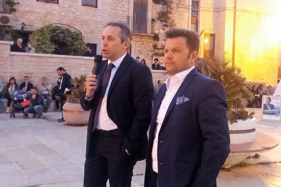Tommaso Depalma con Enzo Fusaro