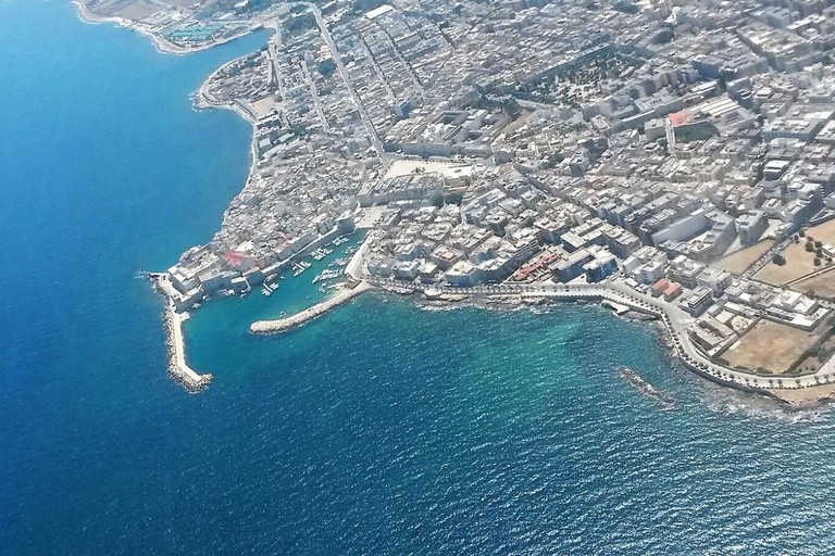 Una veduta aerea di Giovinazzo