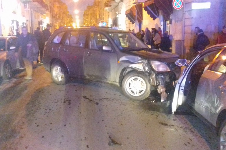 L'incidente stradale avvenuto in via Molfetta