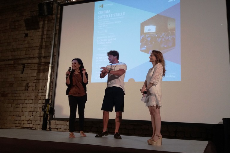 Un momento della presentazione del film
