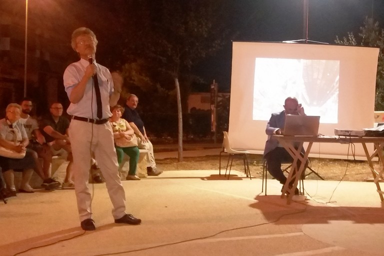 L'architetto Di Blasi durante il suo intervento