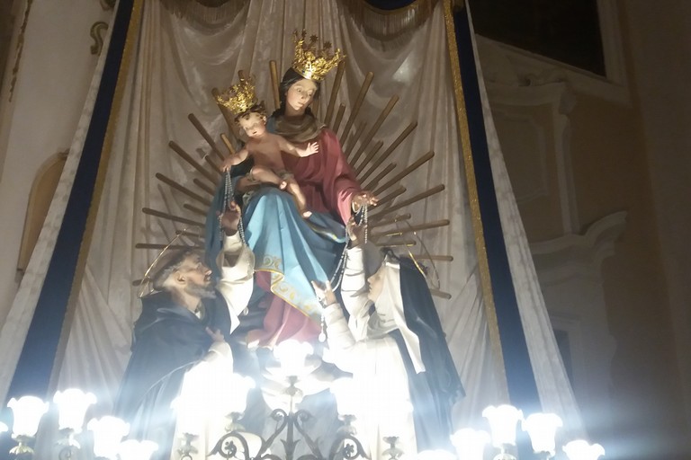 La Madonna del Rosario. <span>Foto Gianluca Battista</span>
