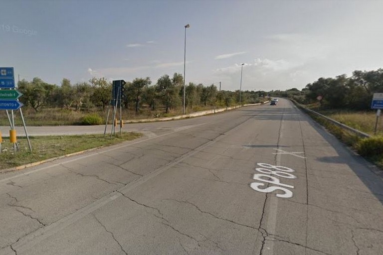 La strada provinciale 88 per Bitonto