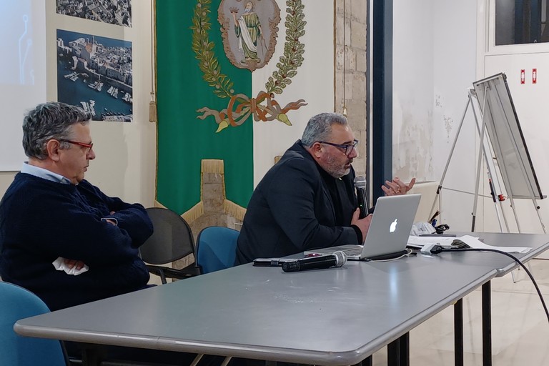 Michele Fiorentino e Giosafatte Mezzina. <span>Foto Gianluca Battista</span>
