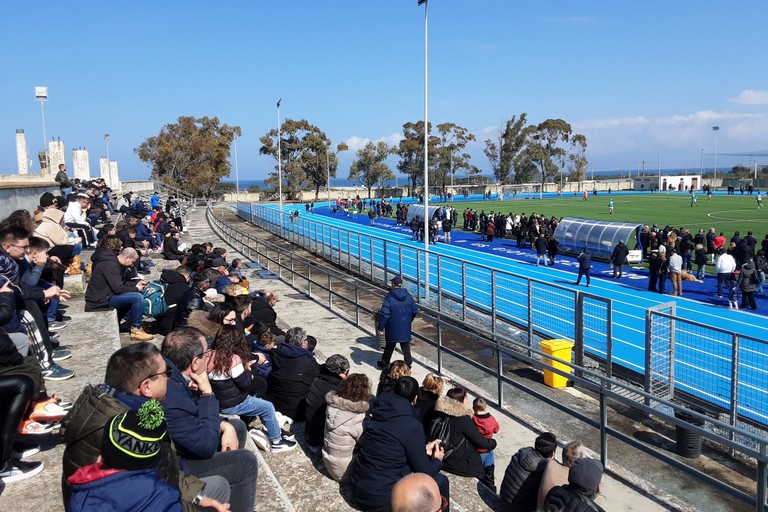 Tribuna campo sportivo 