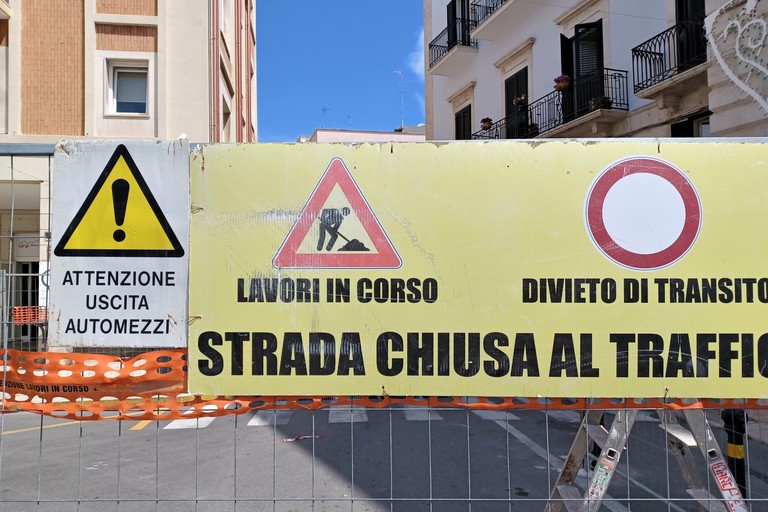 Cantiere basolato. <span>Foto Gianluca Battista</span>