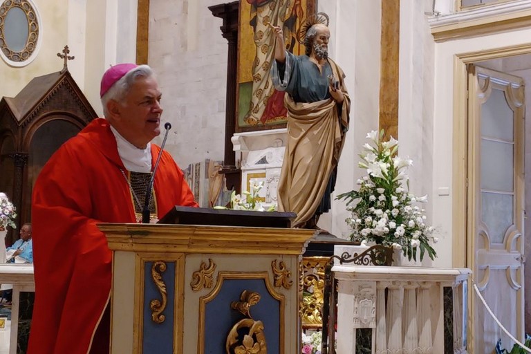 Mons. Cornacchia per San Tommaso Apostolo. <span>Foto Gianluca Battista</span>