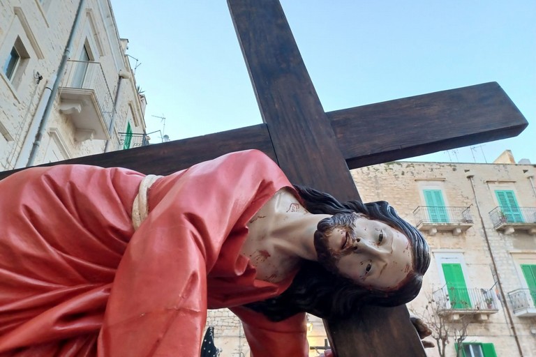 Cristo cade con la Croce. <span>Foto Gianluca Battista</span>